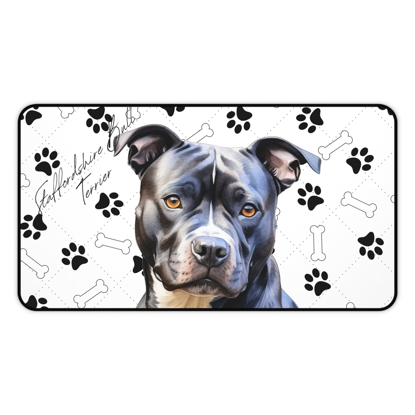 Staffordshire Terrier Desk Mat