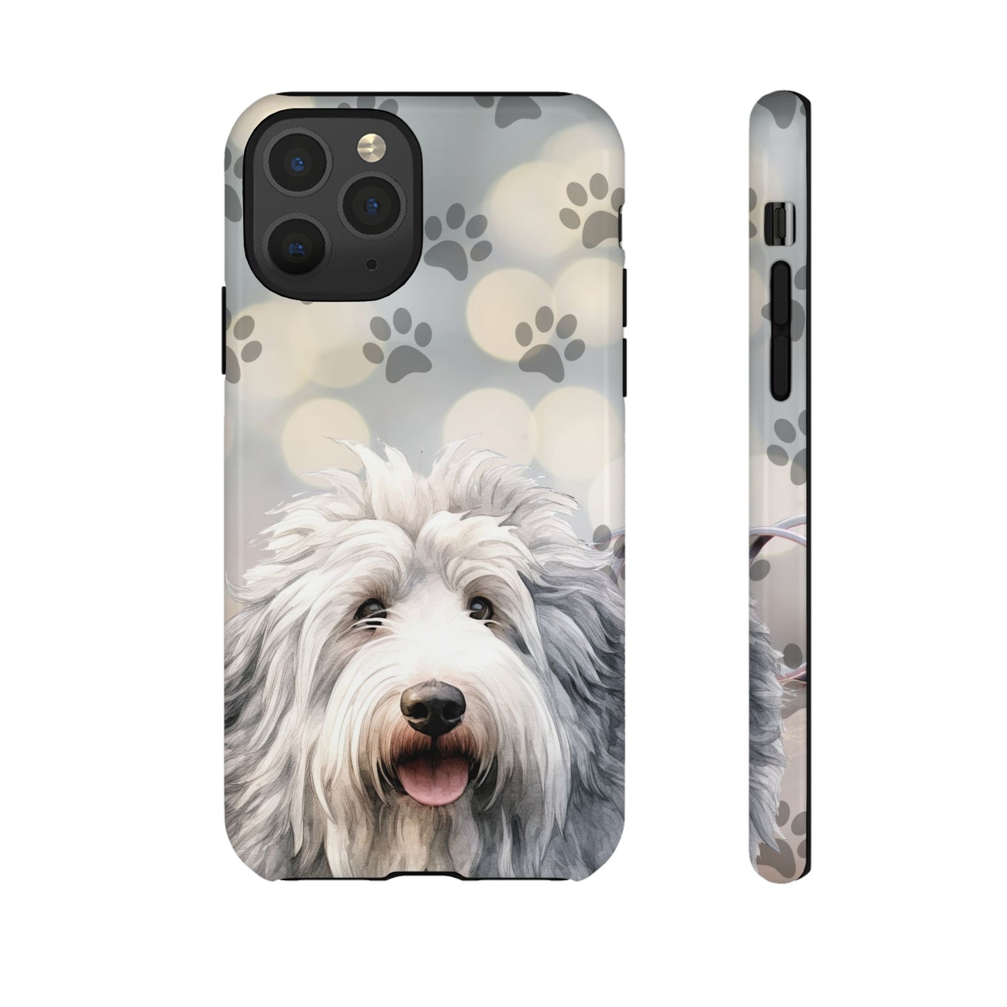 Old English Sheepdog by Tough Cases (Apple iPhone, Samsung Galaxy, and Google Pixel devices)