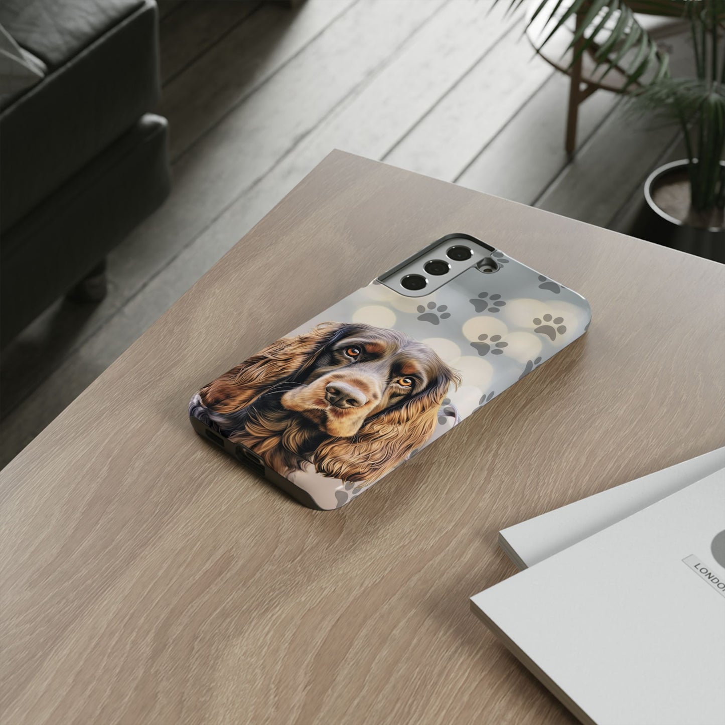 English Cocker Spaniel Phone Case by Tough Cases (Apple iPhone, Samsung Galaxy, and Google Pixel)