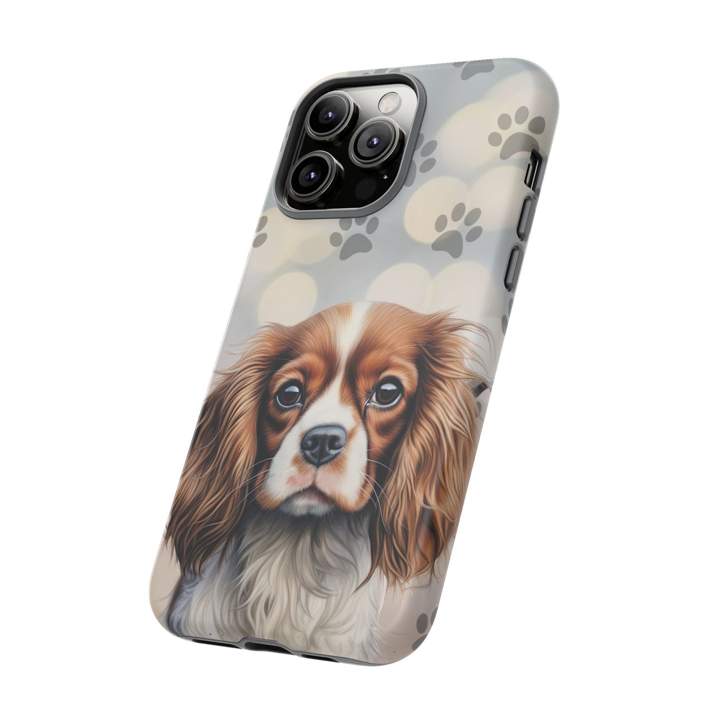 Cavalier King Charles Spaniel phone case by Tough Cases (Apple iPhone, Samsung Galaxy, and Google Pixel)