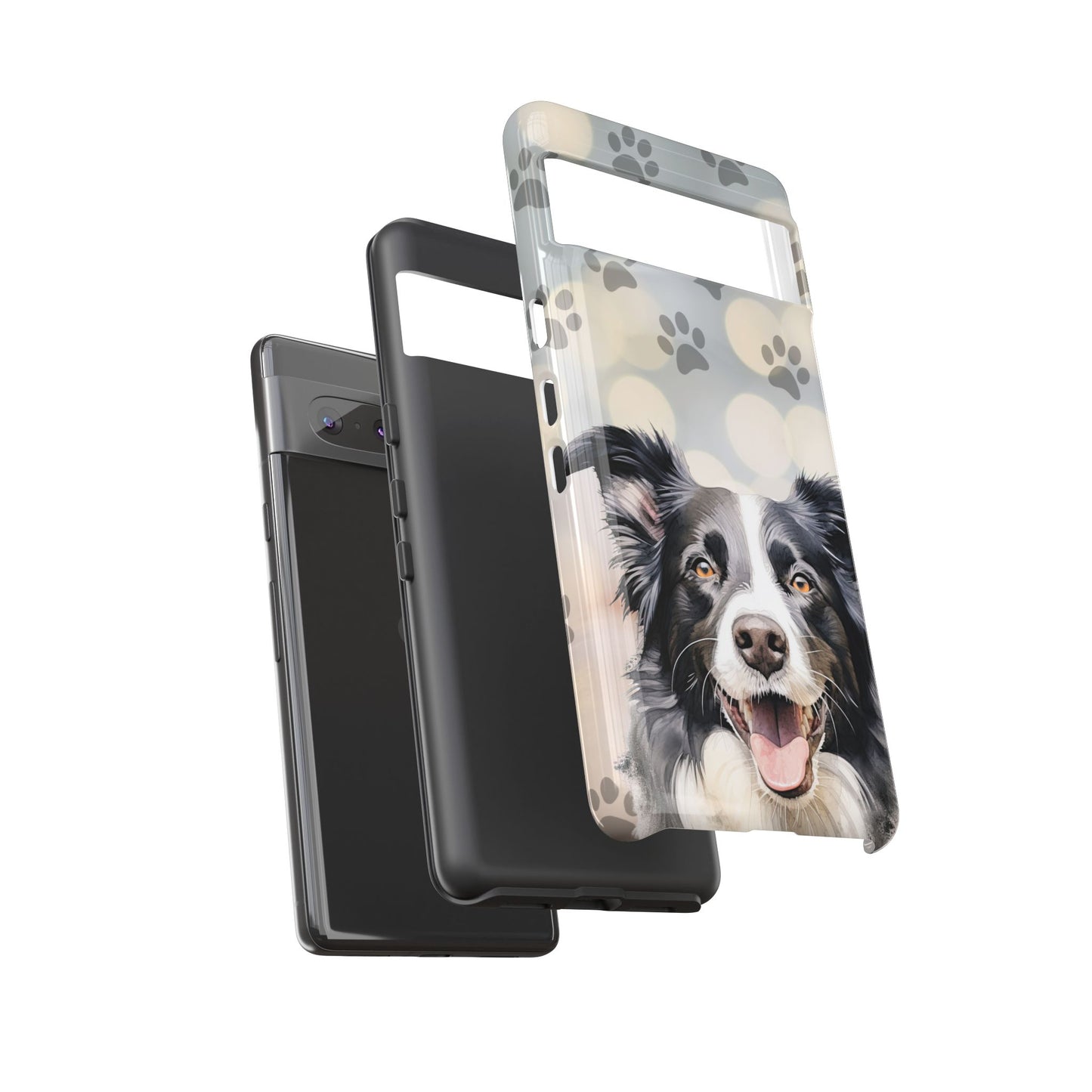 Border Collie Phone Case by Tough Cases (Apple iPhone, Samsung Galaxy, and Google Pixel)