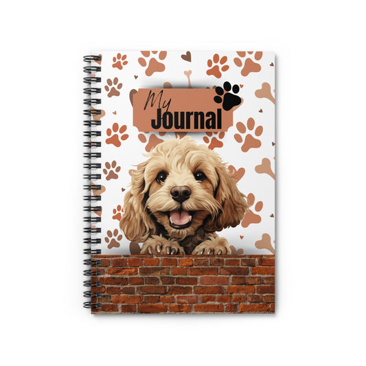 Cockapoo Spiral Notebook - Ruled Line