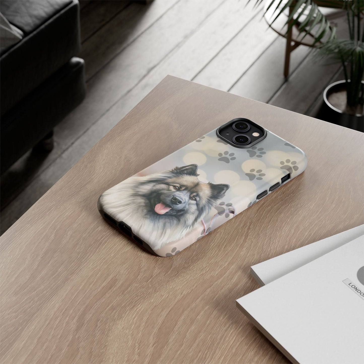 Keeshond Phone Case by Tough Cases ( Apple iPhone, Samsung Galaxy, and Google Pixel)