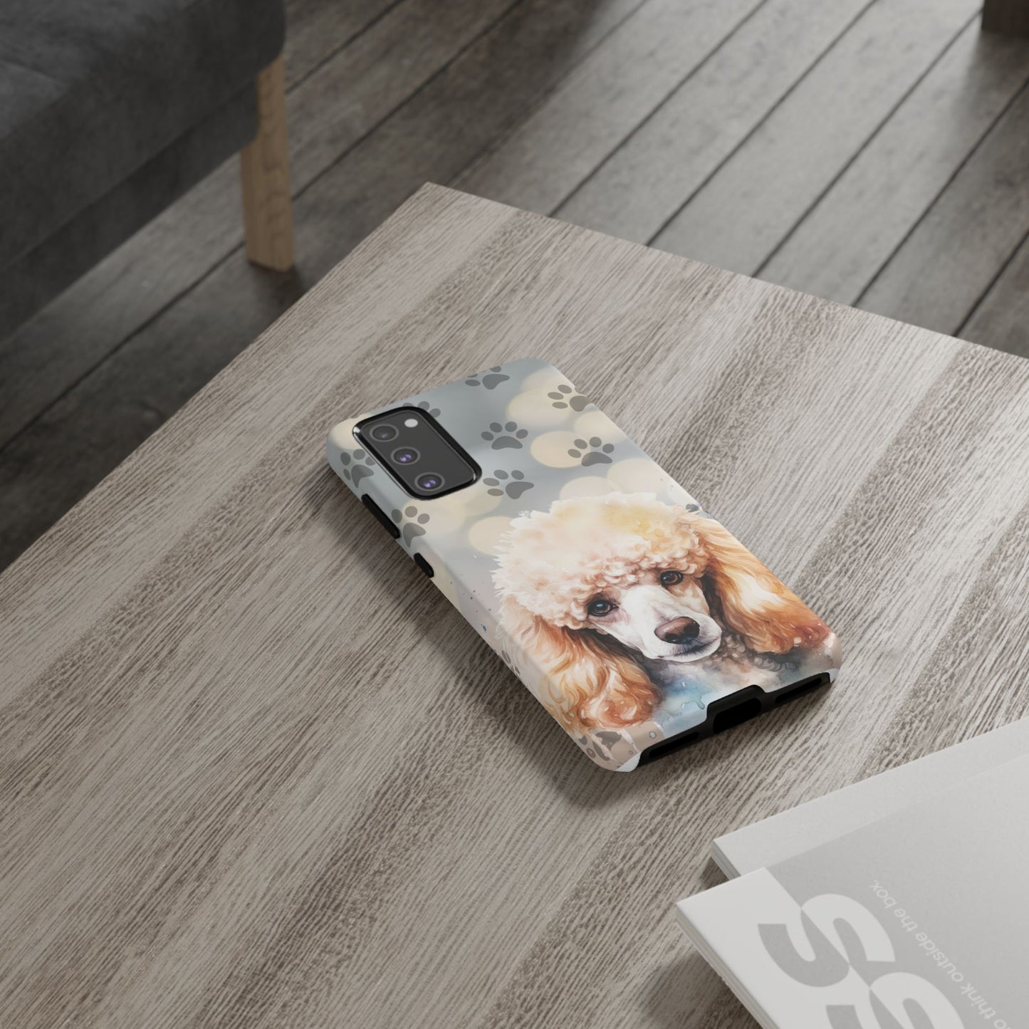 Poodle Phone Case by Tough Cases (Apple iPhone, Samsung Galaxy, and Google Pixel )