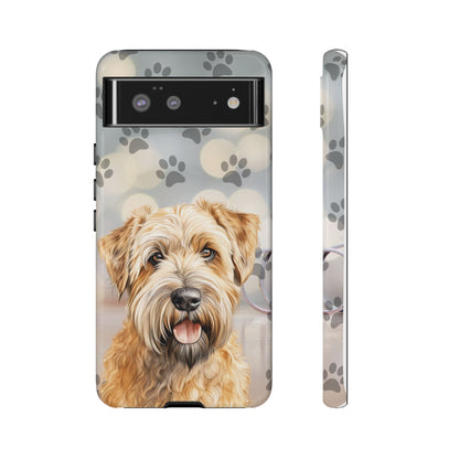 Self-Coated Wheaten Terrier by Tough Cases (Apple iPhone, Samsung Galaxy, and Google Pixel)