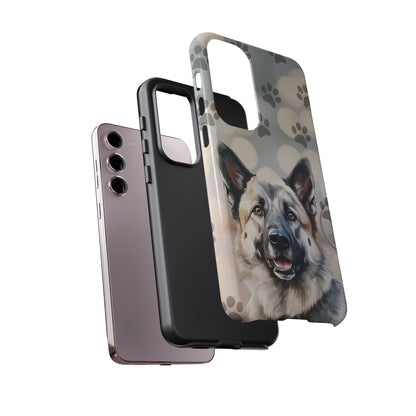 Norwegian Elkhound by Tough Cases (Apple iPhone, Samsung Galaxy, and Google Pixel)