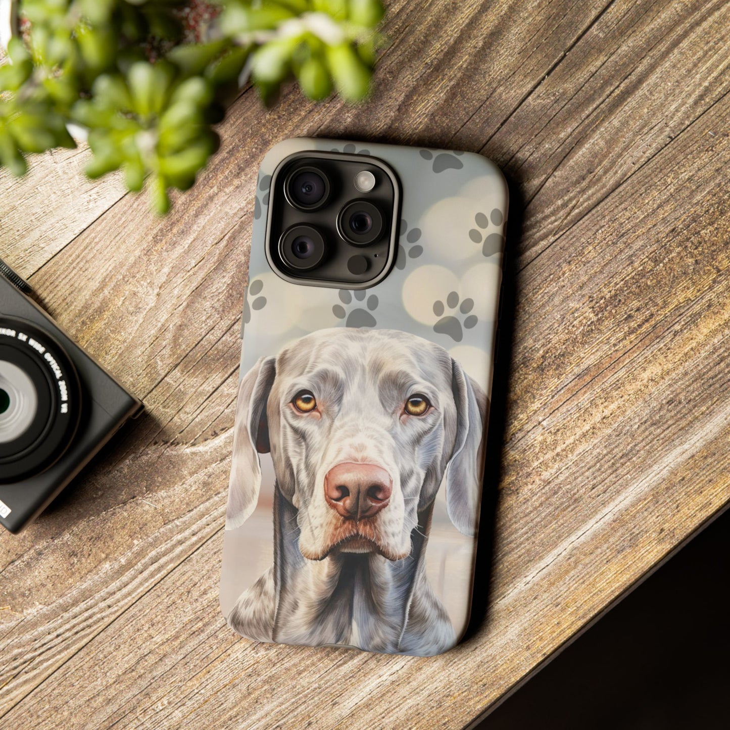 Weimaraner Phone Case by Tough Cases (Apple iPhone, Samsung Galaxy, and Google Pixel)