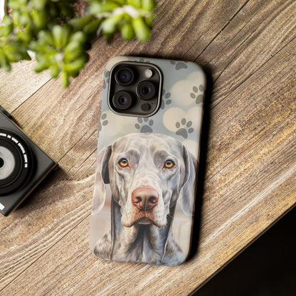 Weimaraner Phone Case by Tough Cases (Apple iPhone, Samsung Galaxy, and Google Pixel)