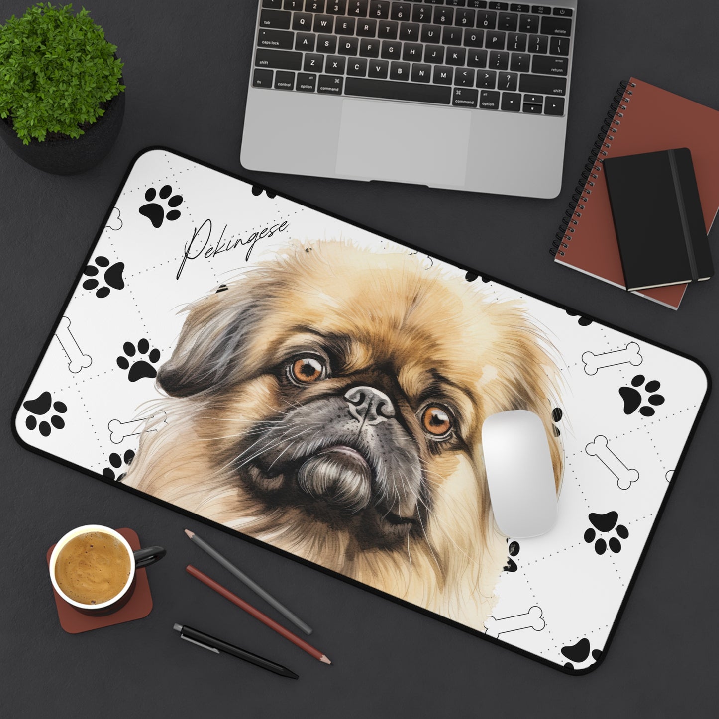 Pekingese Desk Mat