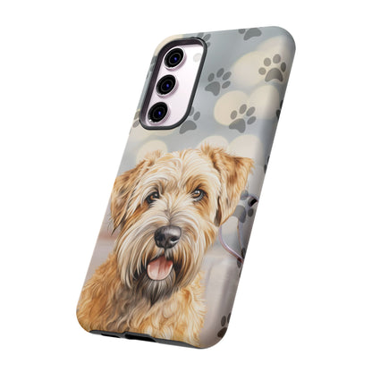 Self-Coated Wheaten Terrier by Tough Cases (Apple iPhone, Samsung Galaxy, and Google Pixel)