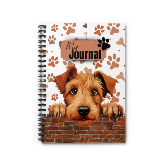 Irish Terrier Spiral Notebook - Ruled Line