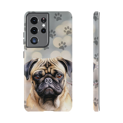 Pug Phone Case by Tough Cases (Apple iPhone, Samsung Galaxy, and Google Pixel)