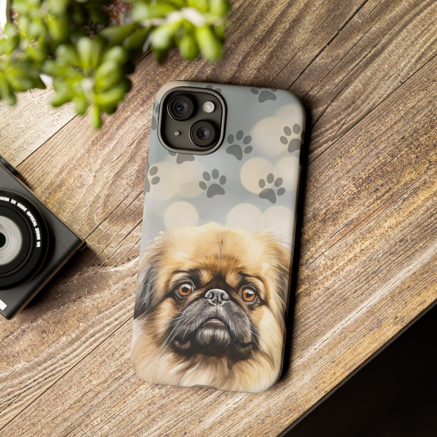 Pekingese by Tough Cases (Apple iPhone, Samsung Galaxy, and Google Pixel devices)