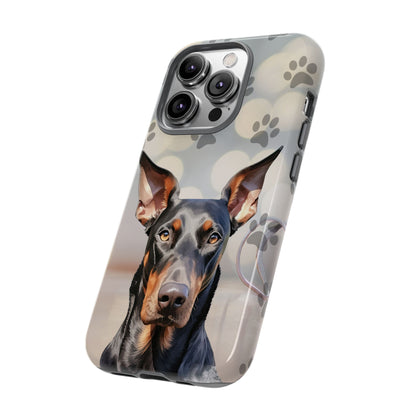 Doberman Phone Case by Tough Cases (Apple iPhone, Samsung Galaxy, and Google Pixel)