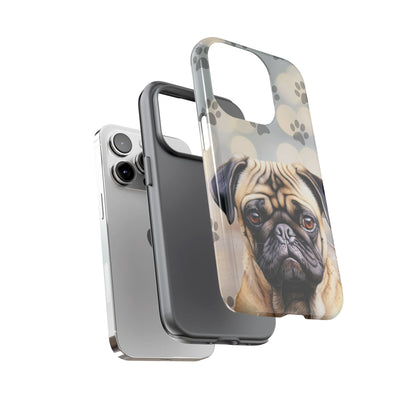 Pug Phone Case by Tough Cases (Apple iPhone, Samsung Galaxy, and Google Pixel)