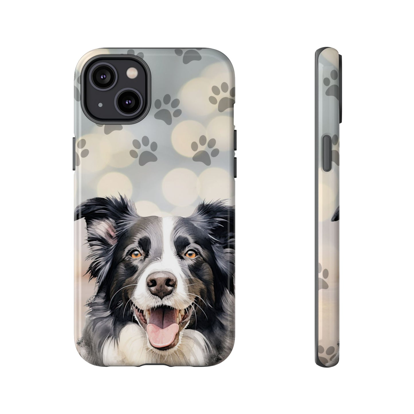 Border Collie Phone Case by Tough Cases (Apple iPhone, Samsung Galaxy, and Google Pixel)