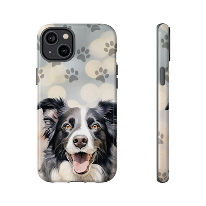 Border Collie Phone Case by Tough Cases (Apple iPhone, Samsung Galaxy, and Google Pixel)