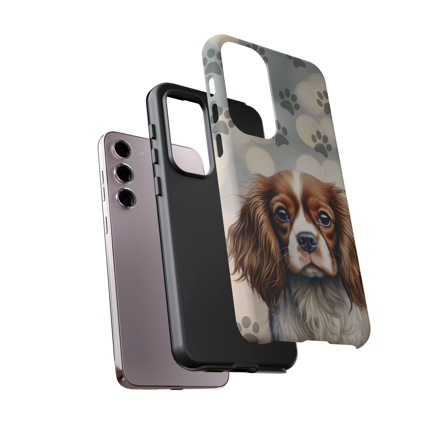 Cavalier King Charles Spaniel phone case by Tough Cases (Apple iPhone, Samsung Galaxy, and Google Pixel)