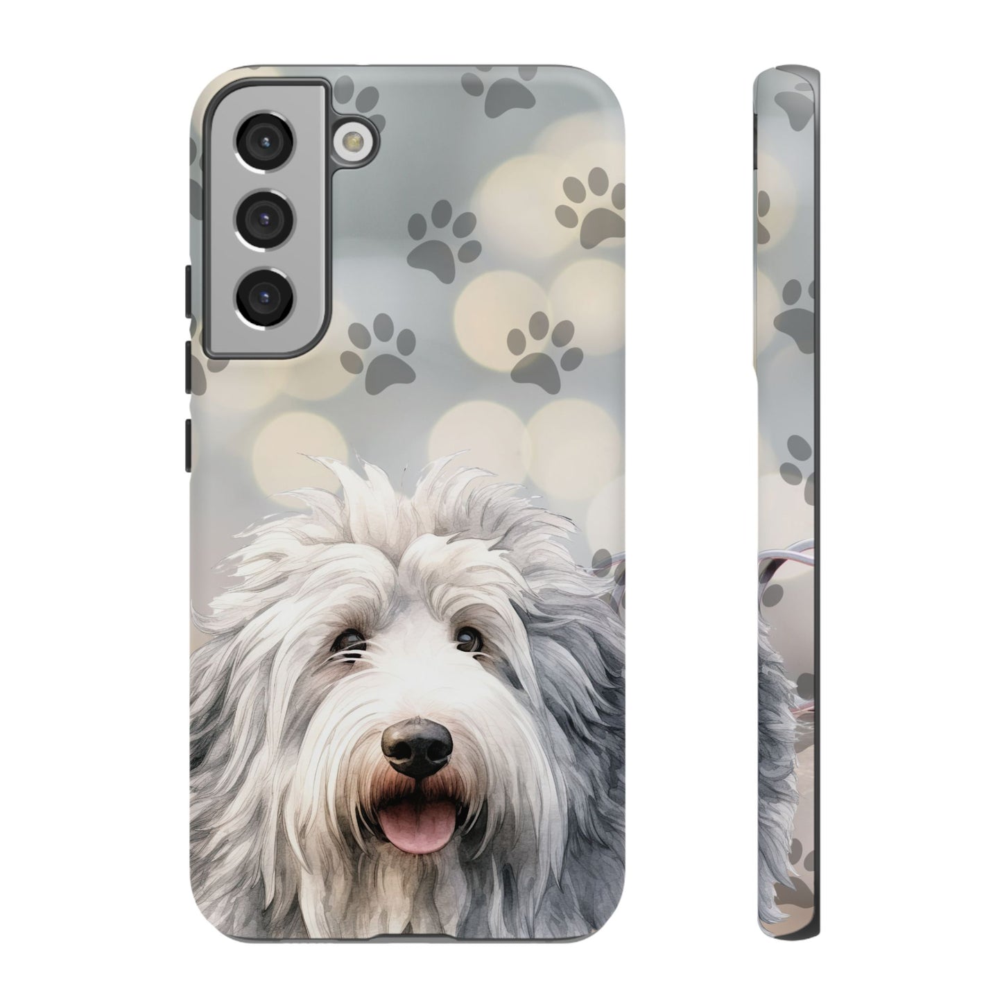 Old English Sheepdog by Tough Cases (Apple iPhone, Samsung Galaxy, and Google Pixel devices)