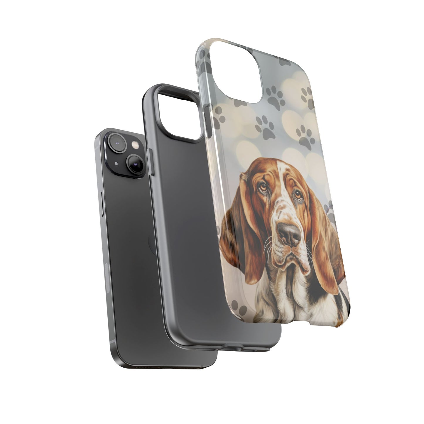 Basset Hound Phone Case by Tough Cases (Apple iPhone, Samsung Galaxy, and Google Pixel)