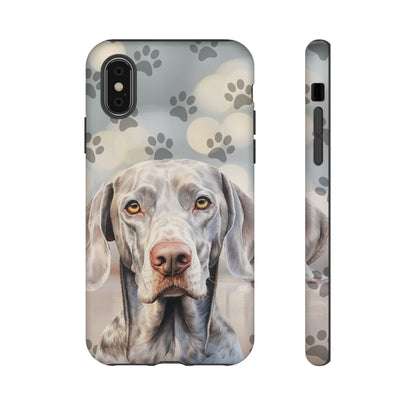 Weimaraner Phone Case by Tough Cases (Apple iPhone, Samsung Galaxy, and Google Pixel)