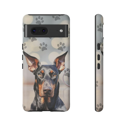 Doberman Phone Case by Tough Cases (Apple iPhone, Samsung Galaxy, and Google Pixel)