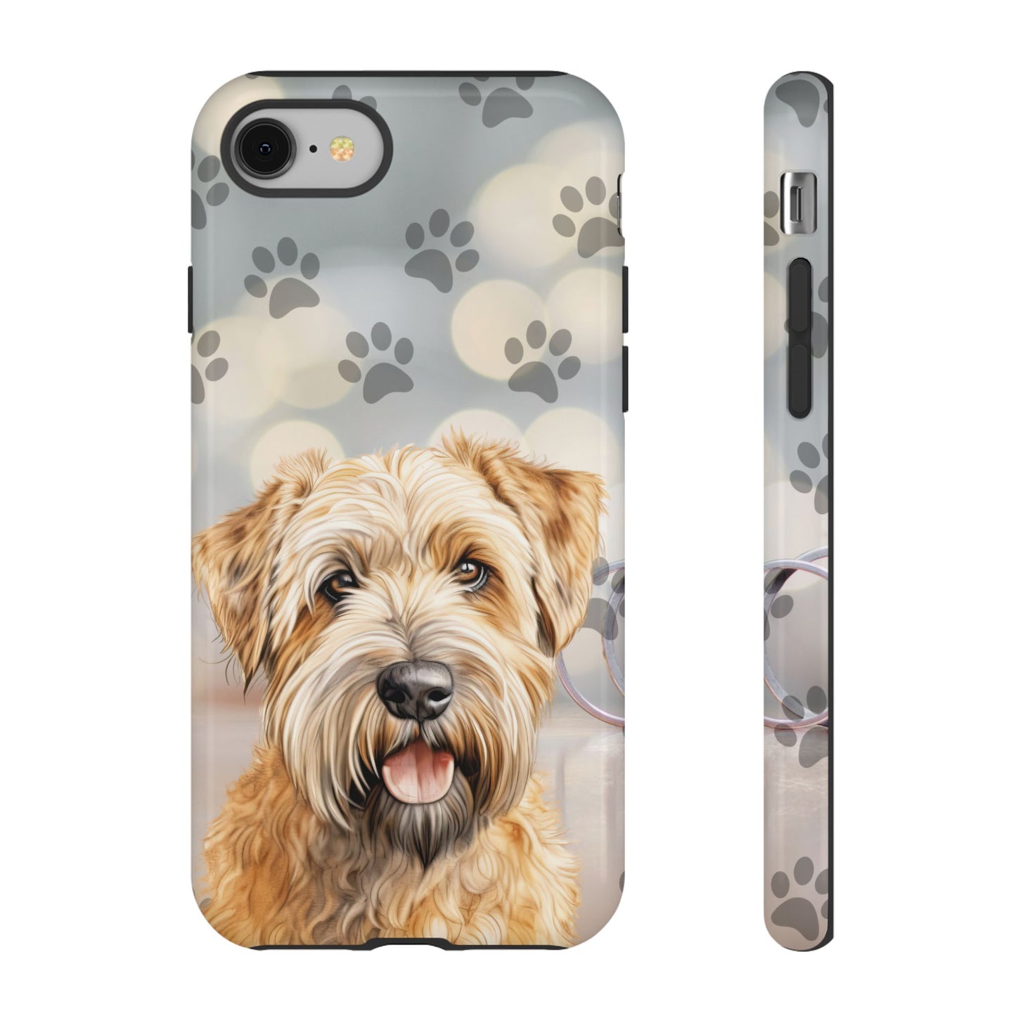 Self-Coated Wheaten Terrier by Tough Cases (Apple iPhone, Samsung Galaxy, and Google Pixel)