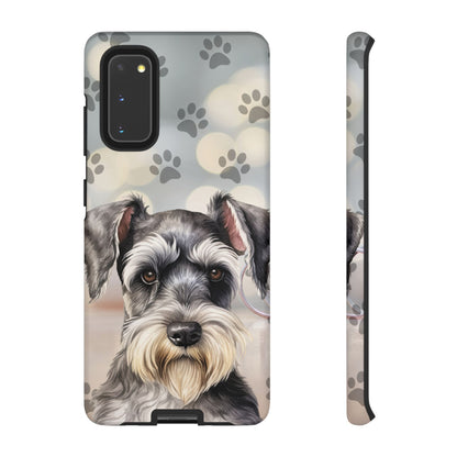 Miniature Schnauzer by Tough Cases (Apple iPhone, Samsung Galaxy, and Google Pixel)