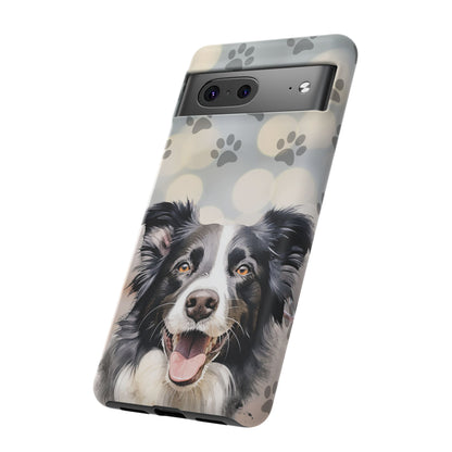 Border Collie Phone Case by Tough Cases (Apple iPhone, Samsung Galaxy, and Google Pixel)
