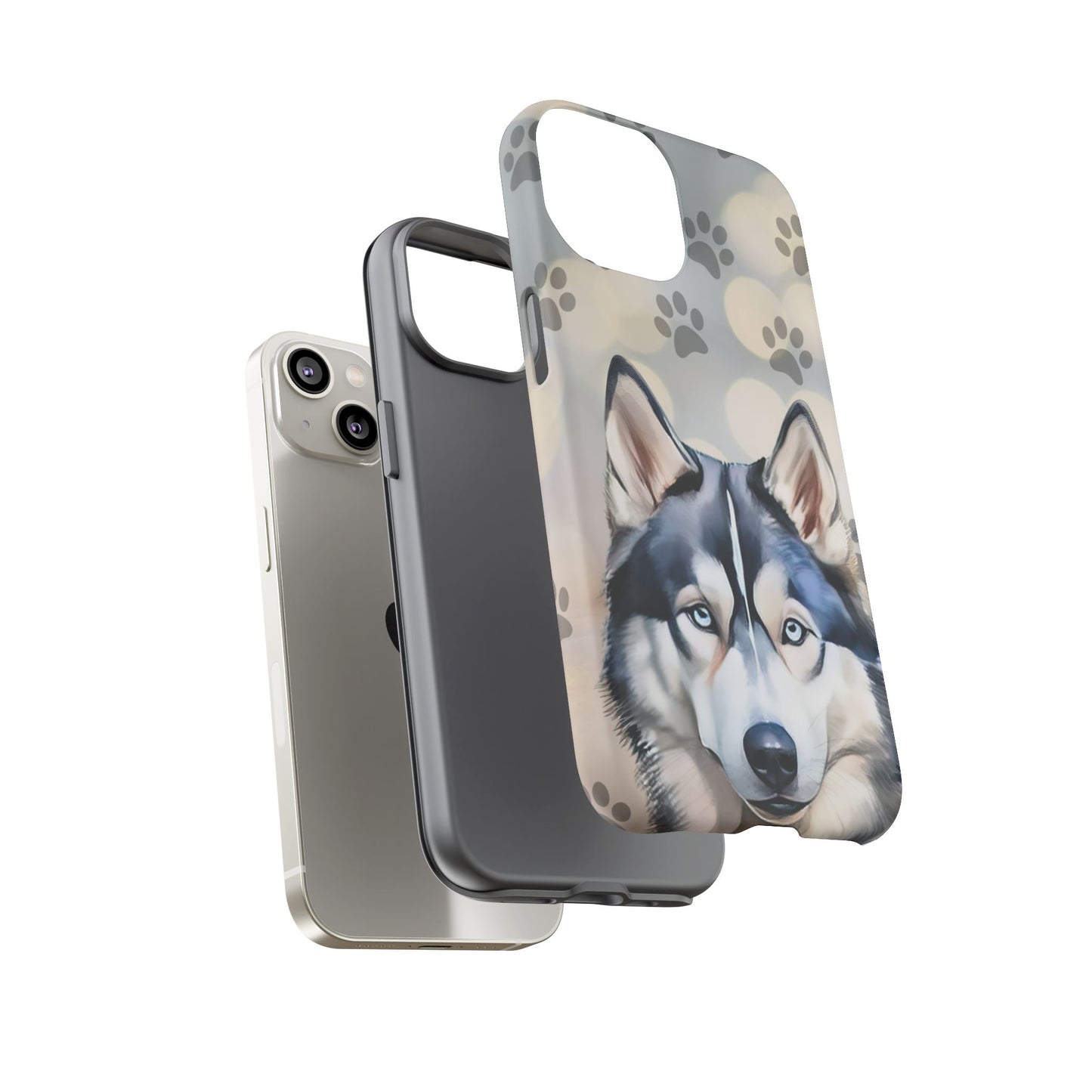 Siberian Husky Phone Cases by Tough Cases (Apple iPhone, Samsung Galaxy, and Google Pixel)