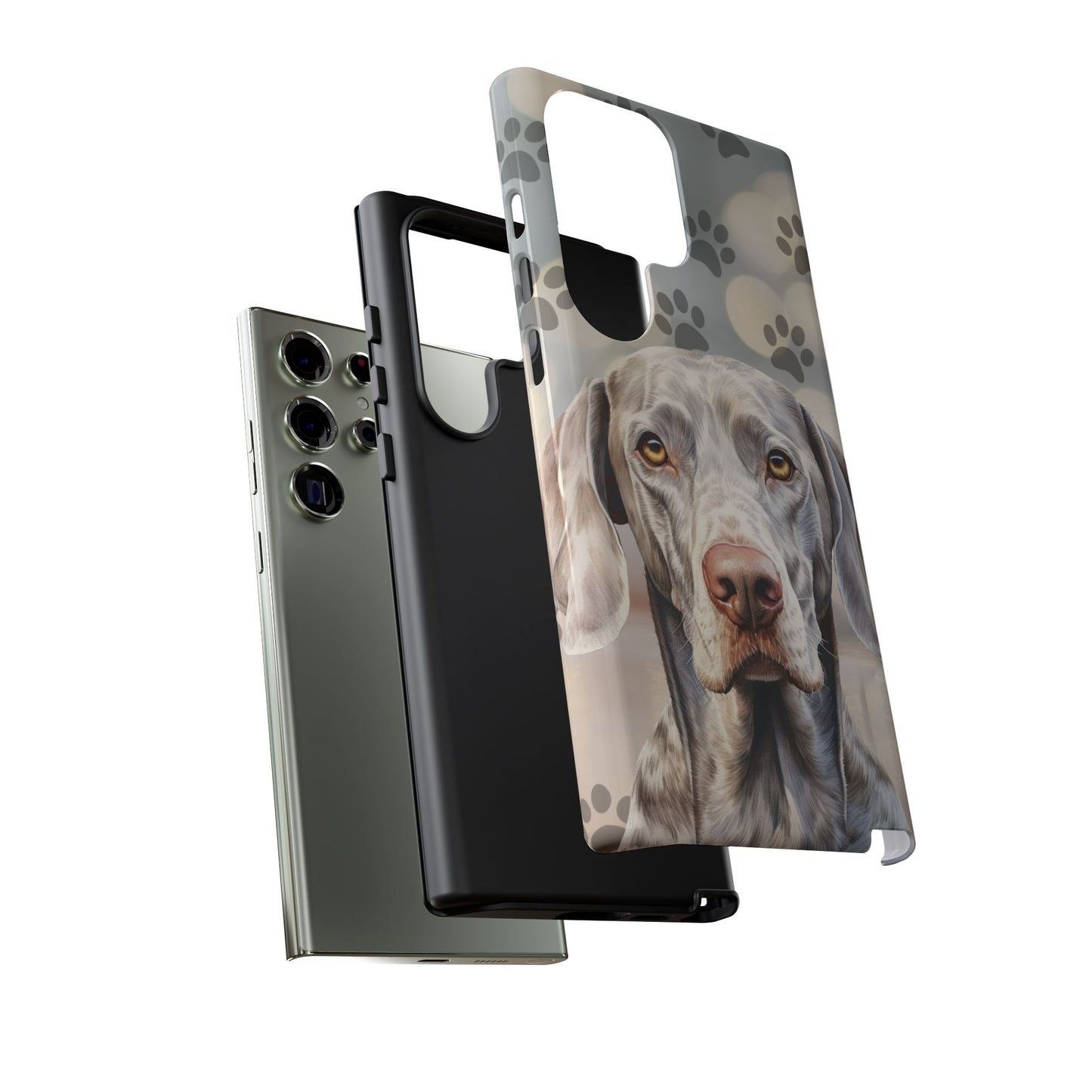Weimaraner Phone Case by Tough Cases (Apple iPhone, Samsung Galaxy, and Google Pixel)