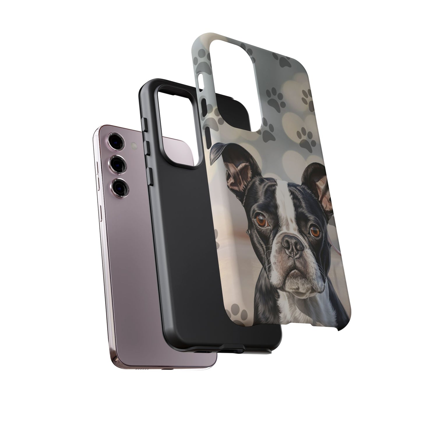Boston Terrier Phone Case by Tough Cases (Apple iphone, Samsung galaxy, Google Pixel) Boston Terrier