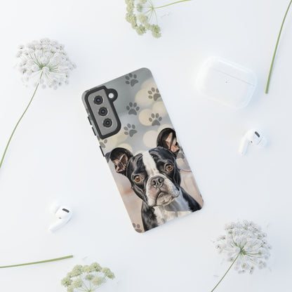 Boston Terrier Phone Case by Tough Cases (Apple iphone, Samsung galaxy, Google Pixel) Boston Terrier