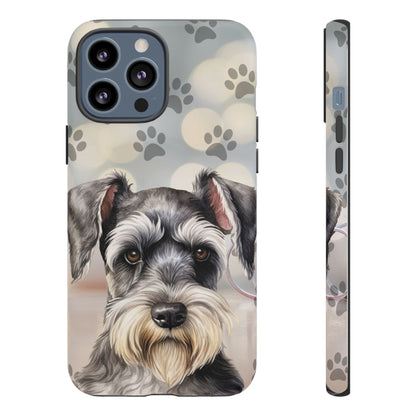 Miniature Schnauzer by Tough Cases (Apple iPhone, Samsung Galaxy, and Google Pixel)