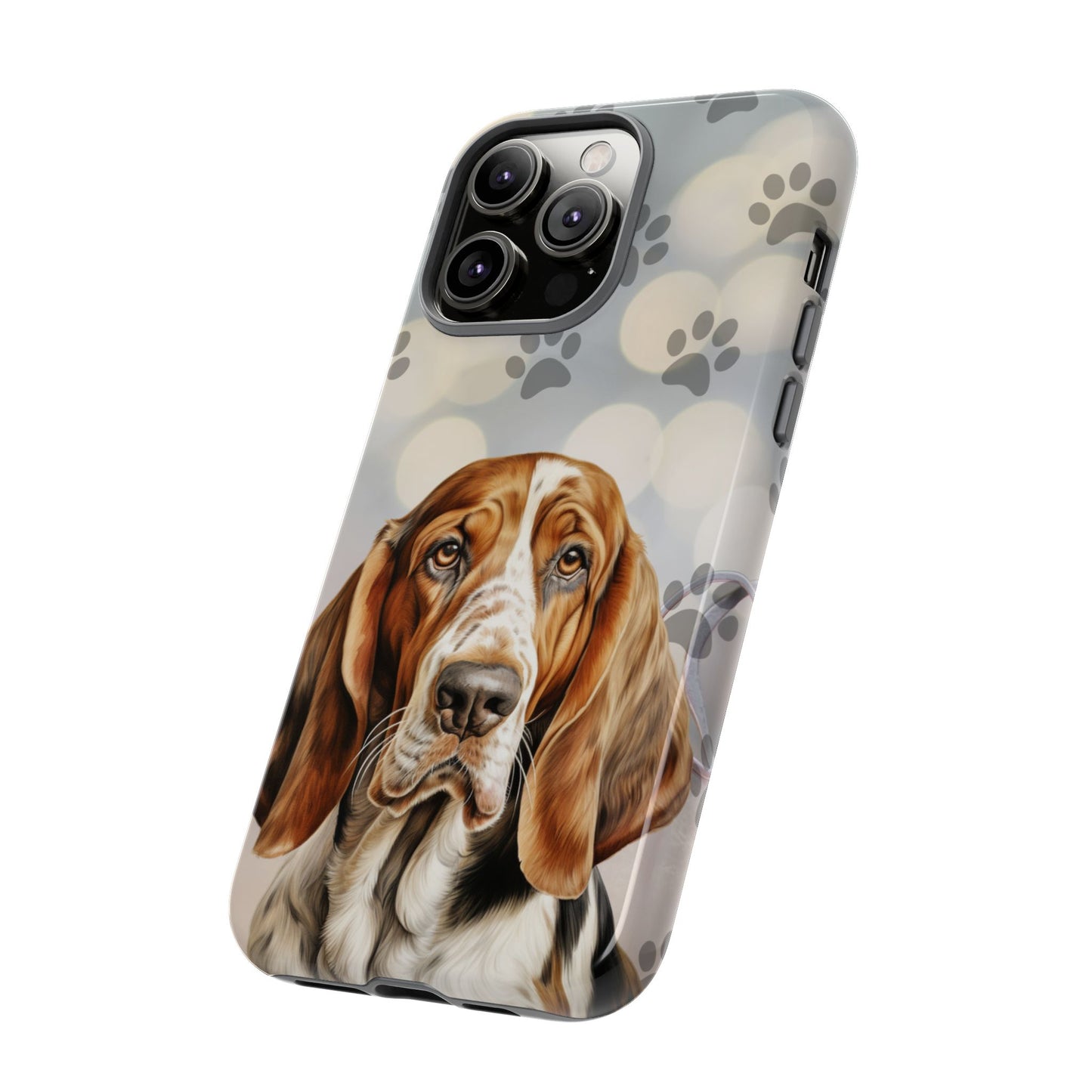 Basset Hound Phone Case by Tough Cases (Apple iPhone, Samsung Galaxy, and Google Pixel)