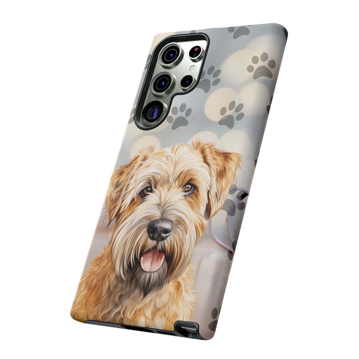 Self-Coated Wheaten Terrier by Tough Cases (Apple iPhone, Samsung Galaxy, and Google Pixel)