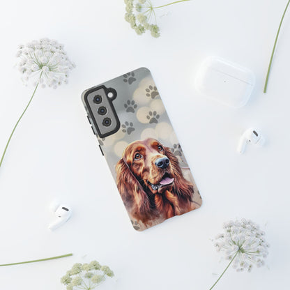 Irish Setter Phone Case by Tough Cases (Apple iPhone, Samsung Galaxy, and Google Pixel)