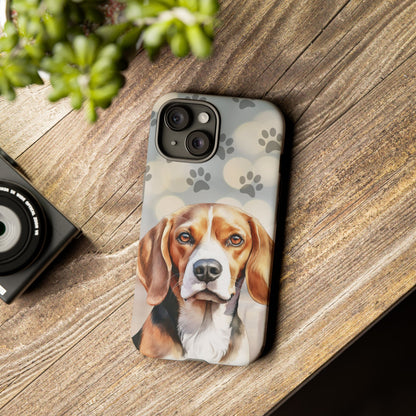 Beagle Phone Case by Tough Cases (Apple iPhone, Samsung Galaxy, and Google Pixel) Beagle