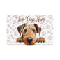 Airedale Personalized Pet Food Mat with Custom Name, Dog Feeding Mat, Pet Decor, Dog Lover Gift, Custom Dog Mat, Unique Dog Accessory