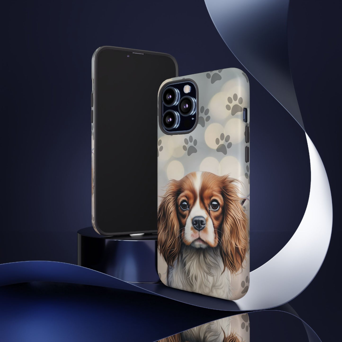 Cavalier King Charles Spaniel phone case by Tough Cases (Apple iPhone, Samsung Galaxy, and Google Pixel)