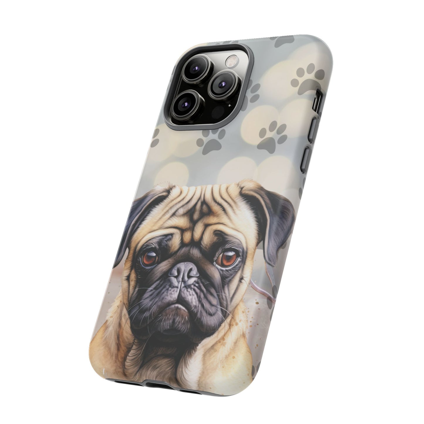 Pug Phone Case by Tough Cases (Apple iPhone, Samsung Galaxy, and Google Pixel)