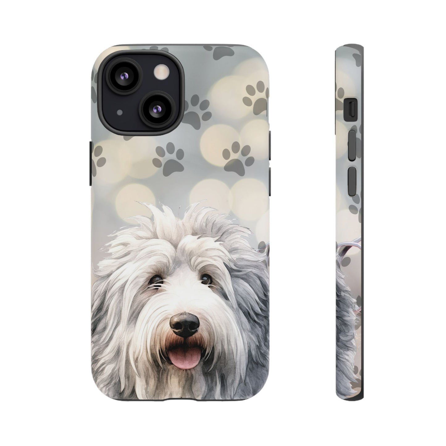 Old English Sheepdog by Tough Cases (Apple iPhone, Samsung Galaxy, and Google Pixel devices)