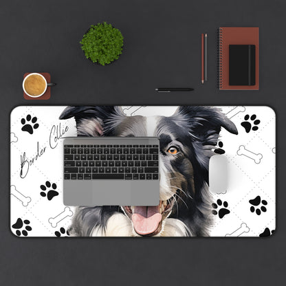 Border Collie Desk Mat