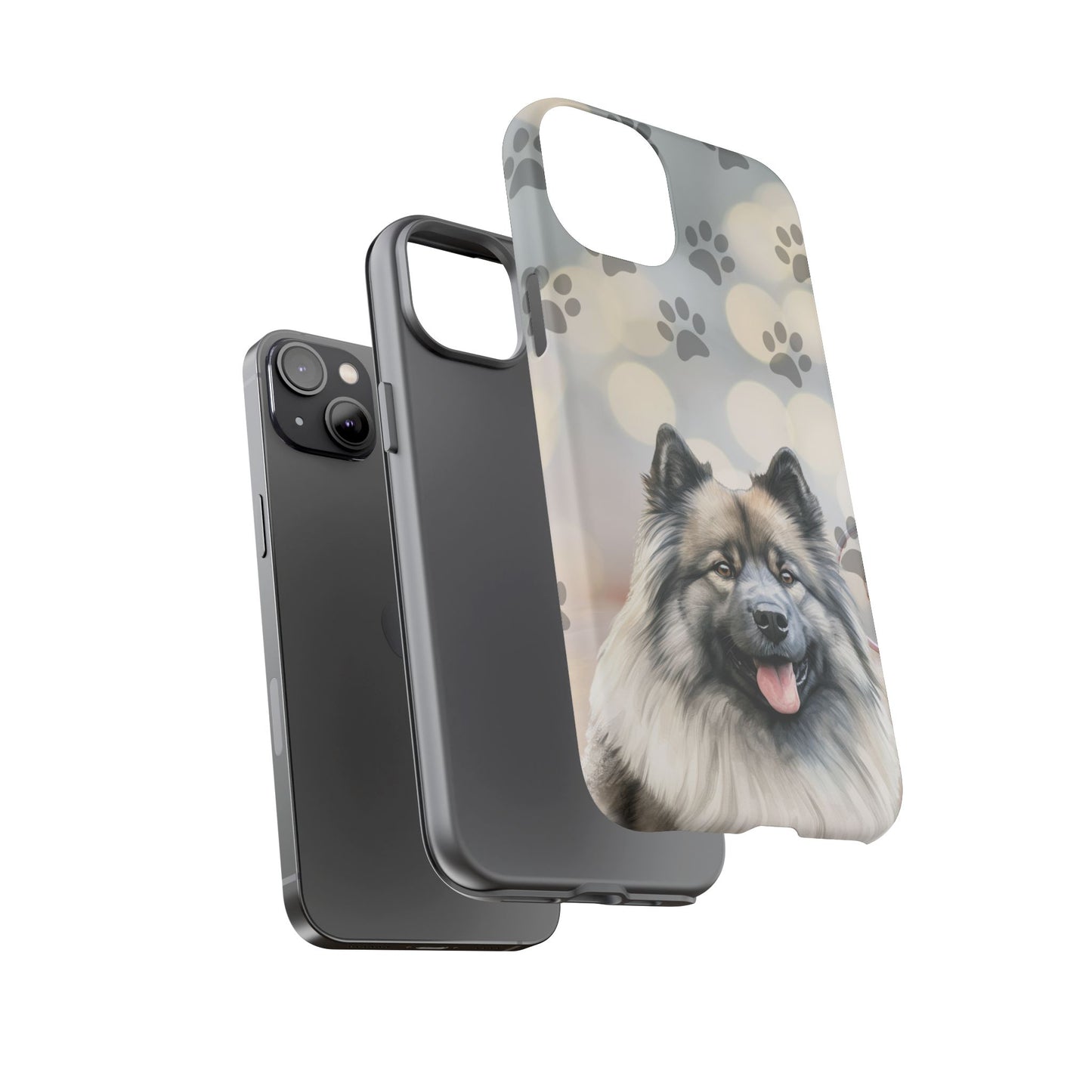 Keeshond Phone Case by Tough Cases ( Apple iPhone, Samsung Galaxy, and Google Pixel)