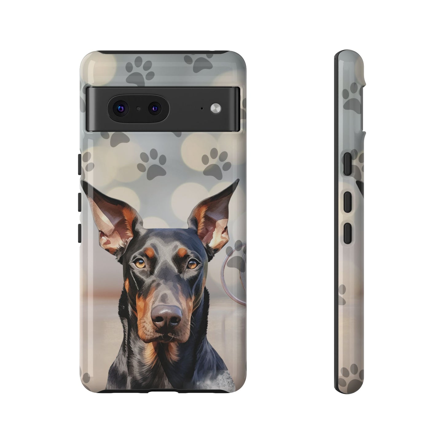 Doberman Phone Case by Tough Cases (Apple iPhone, Samsung Galaxy, and Google Pixel)
