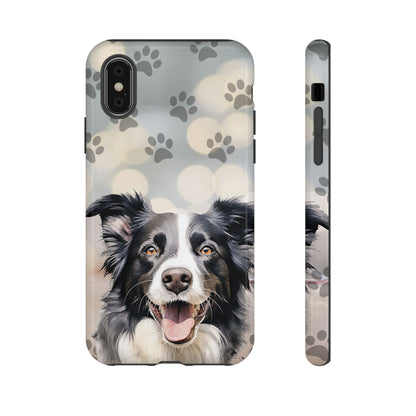 Border Collie Phone Case by Tough Cases (Apple iPhone, Samsung Galaxy, and Google Pixel)