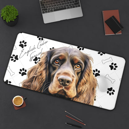 English Cocker Spaniel Desk Mat