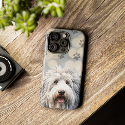 Old English Sheepdog by Tough Cases (Apple iPhone, Samsung Galaxy, and Google Pixel devices)
