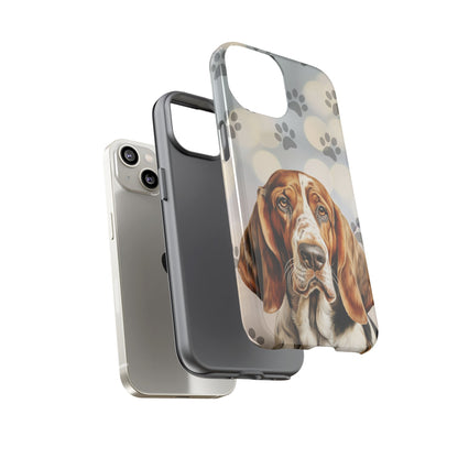 Basset Hound Phone Case by Tough Cases (Apple iPhone, Samsung Galaxy, and Google Pixel)