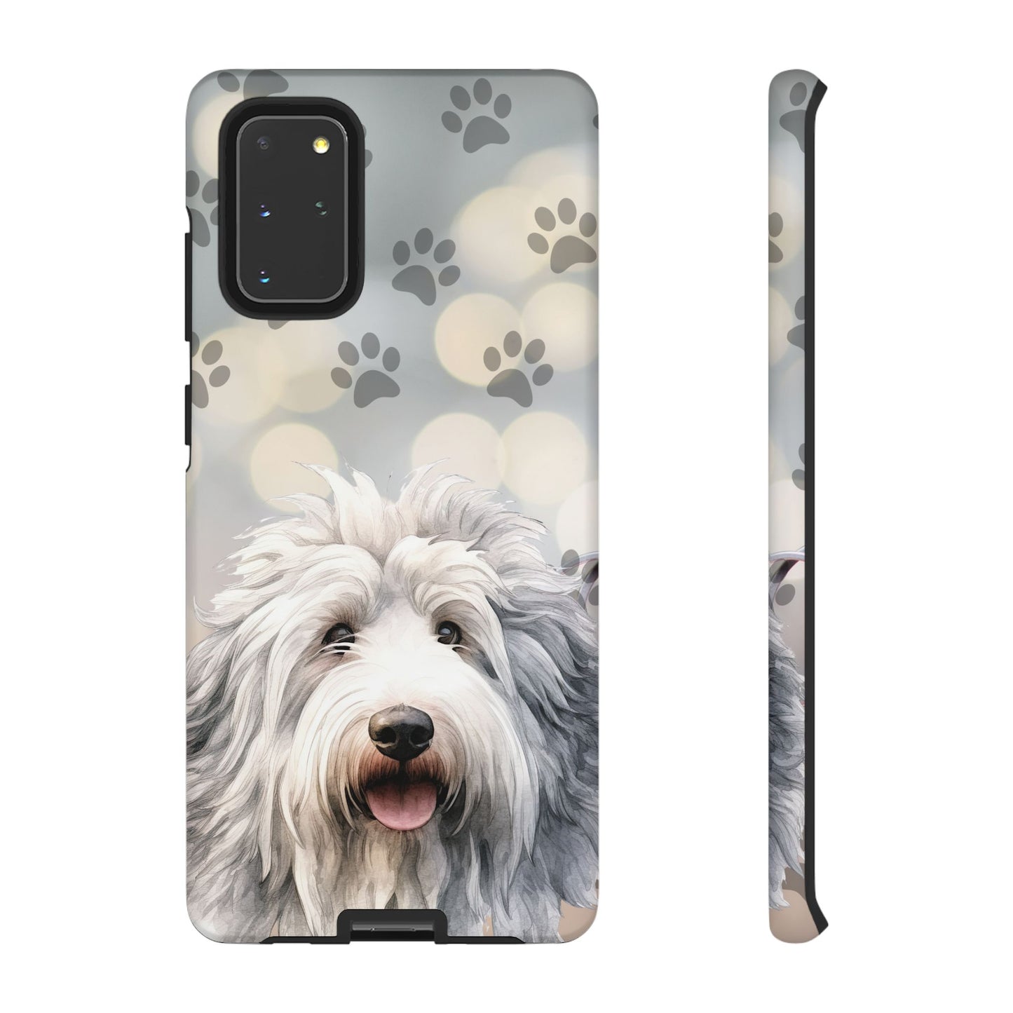 Old English Sheepdog by Tough Cases (Apple iPhone, Samsung Galaxy, and Google Pixel devices)